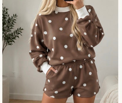 Cocoa Dot Lounge Set