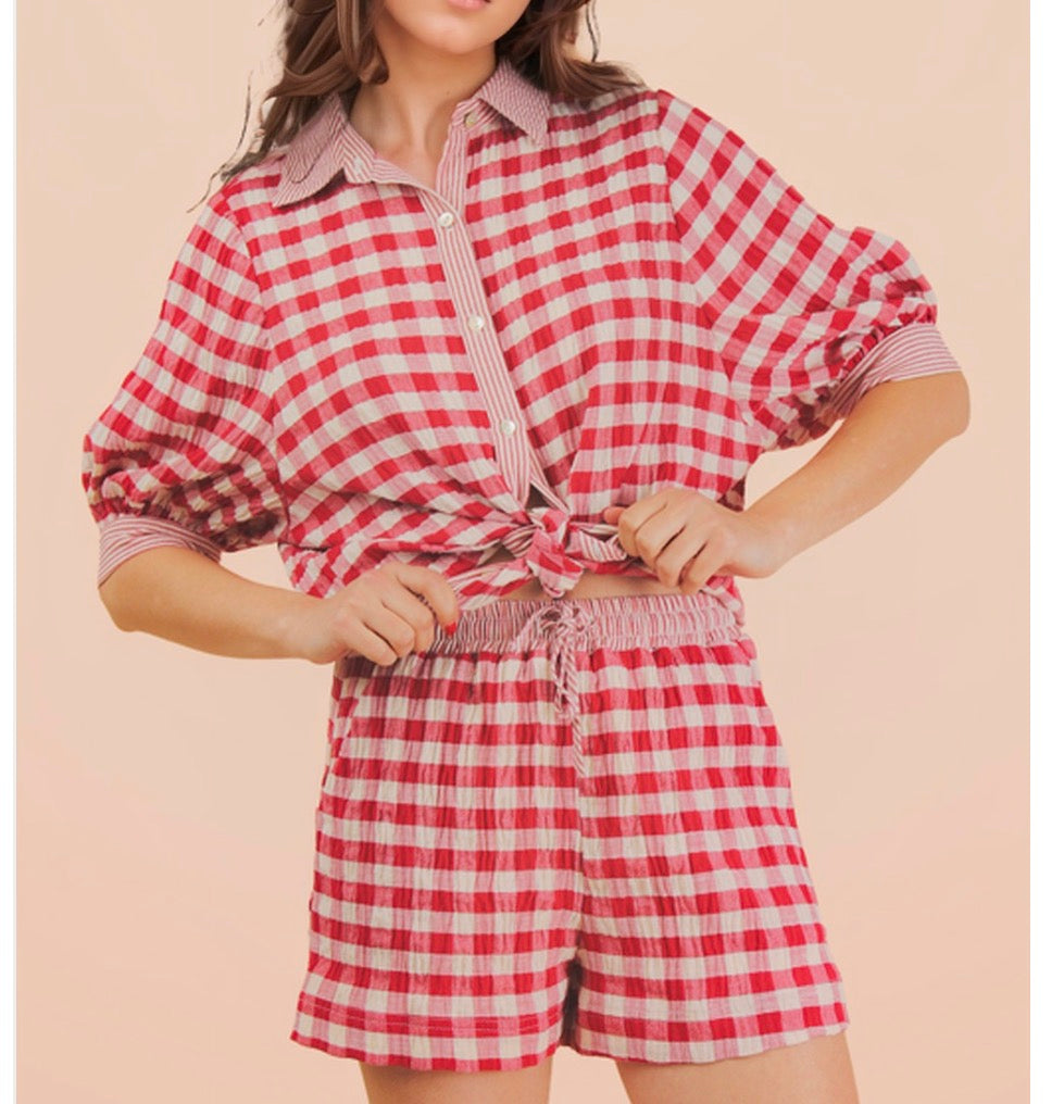 Nashville Gingham Set