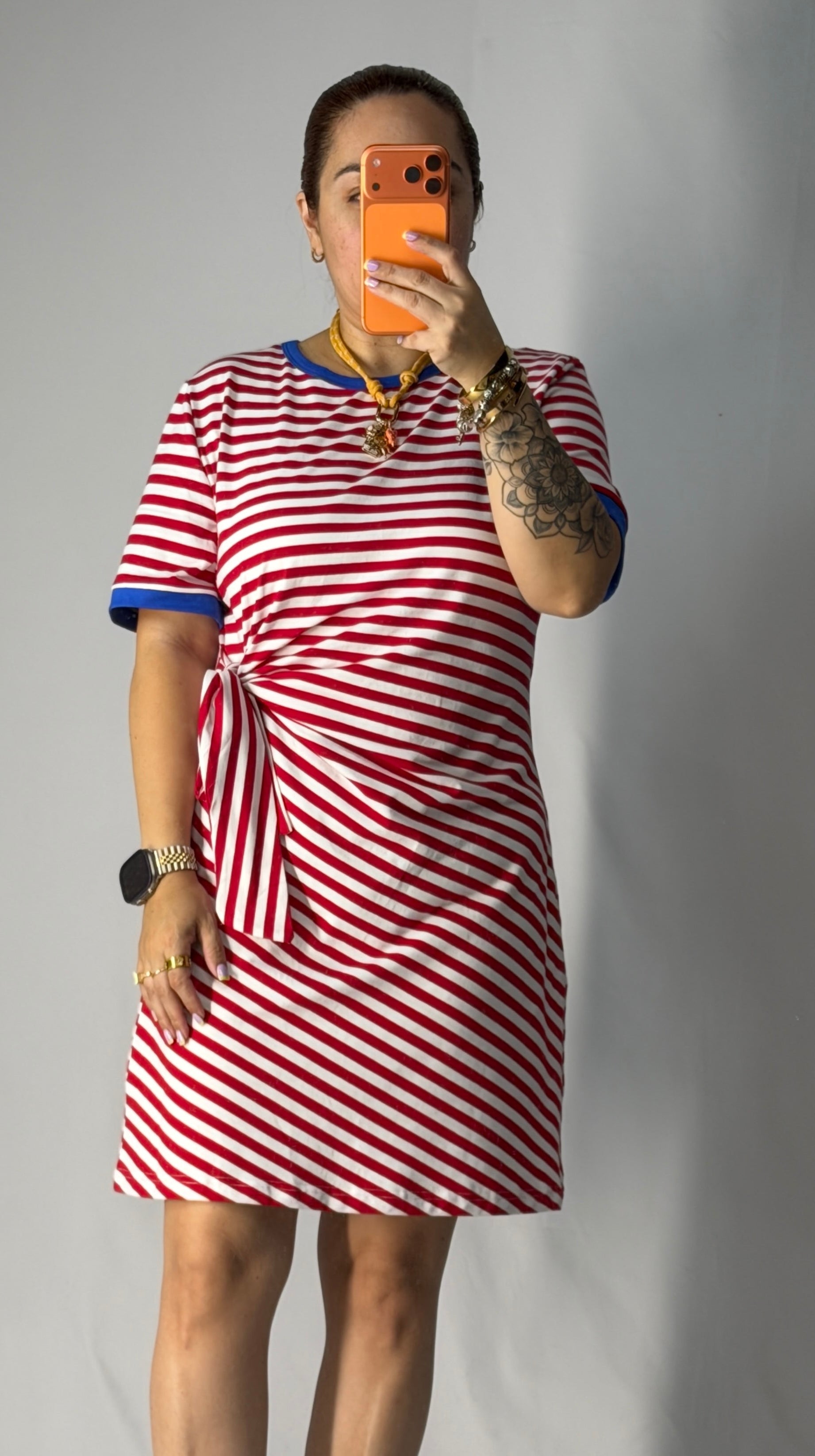 Firecracker Side Tie Dress