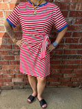 Firecracker Side Tie Dress